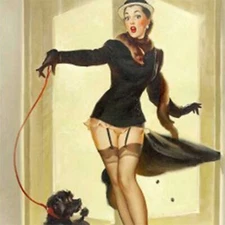 A4 Paper Decoupage WINDY DOG WALKING Paper Designs Italy Same Day Shipping