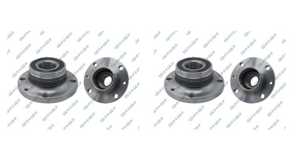 GSP 2X Radnabe Radlagersatz Hinten FüR Fiat Panda Punto Van Lancia Y Delta II-image