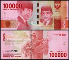 1 MILLION INDONESIA RUPIAH 10x 100,000 IDR Guaranteed AUTHENTIC Verified 1000000