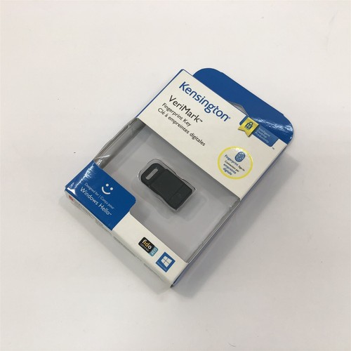 New Kensington VeriMark USB Fingerprint Key Reader - Windows Hello, FIDO U2F