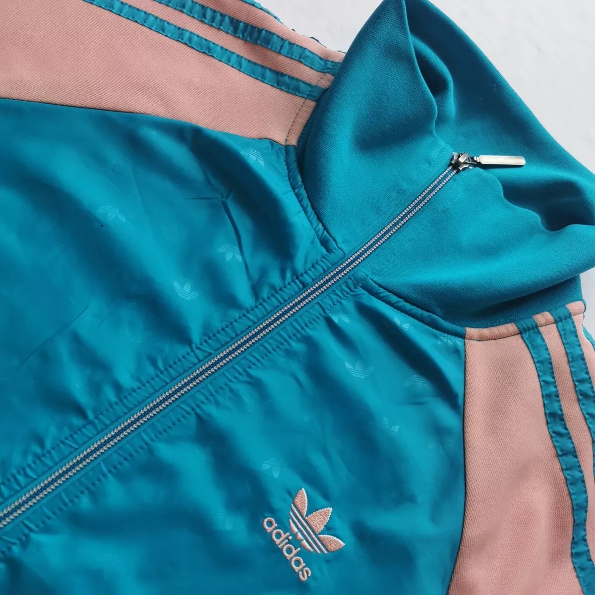 Turquoise adidas best sale jacket