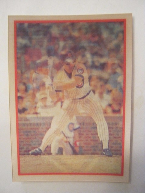1986 Sportflics 122 Keith Moreland Magic Motion Baseball Card GS2 b25 