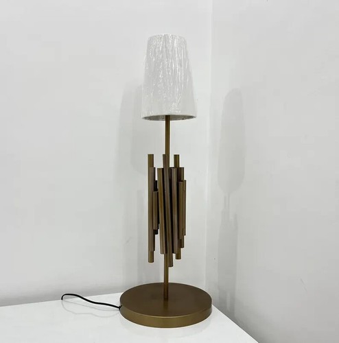 Chic Modern Desk Lamp with Fabric Shade Perfect Christmas Gift for Home Office - Picture 2 of 5