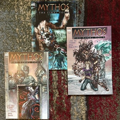 all 3 Mythos The Final Tour w/ Hellblazer Complete Series 1996 Vertigo DC Comics