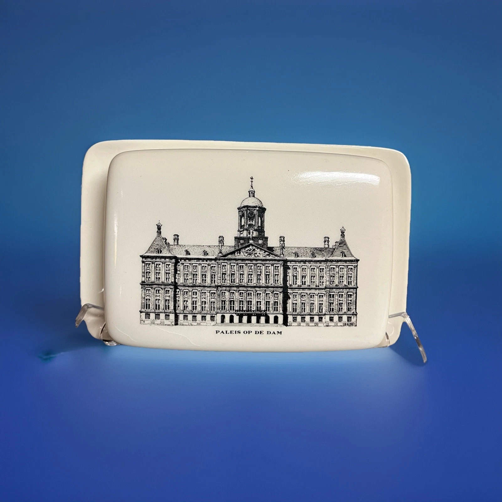 VNTG Villeroy & Boch Porcelain Butter Dish -RARE