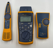 Fluke Networks Cable IQ Qualification Tester Kit IntelliTone Probe 200 & Toner