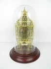 Vintage Antique Franklin Mint Dome Skeleton Mantel Shelf 8 day Big Ben Clock