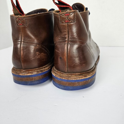 Allen Edmonds Patton Waterproof Cap-Toe Boots Size 11.5 Men Brown Leather Chukka - Picture 11 of 15