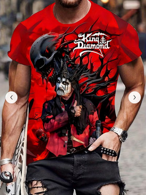King Diamond Fan Shirt in XXL (ist eher XL)