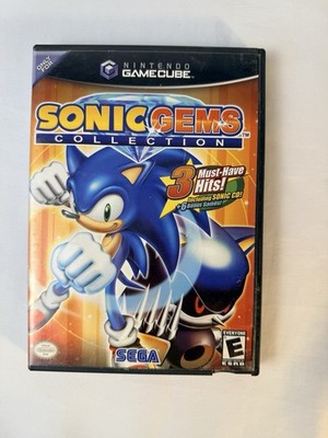 Sonic Gems Collection Nintendo GameCube CIB Black Label Sega Tested Complete