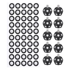3D Scanning Markers Kit 10Pcs 6mm Hemispherical 500Pcs 6mm Round PET Plastic