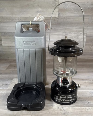 #ad Coleman 290A700 Lantern Special Edition Power House Black amp; Case 1988 READ $130.00