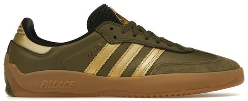Adidas Palace X‎ Puig Samba Size 11 Olive Gold Palace Samba Pu HQ6100 New adidas Palace X Puig Samba Olive Gold Palace Samba Pu HQ6100  main image 2