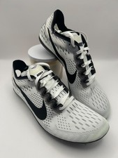 Nike Zoom Victory 3 Women's Track Distance Spikes White/Black 835997-107 Sz 9