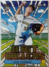 Jacob Misiorowski 2026 Topps Series 1 Celebration 8 Bit Ballers RC Rookie #8B-5