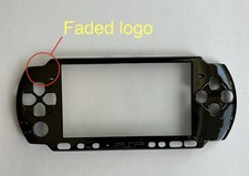 brand new faded Sony logo BLACK Sony PSP 3000 Front Faceplates Part- FAST SHIP