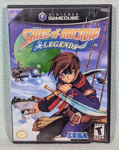 Skies of Arcadia Legends (Nintendo GameCube, 2003) Complete - Water Damage 