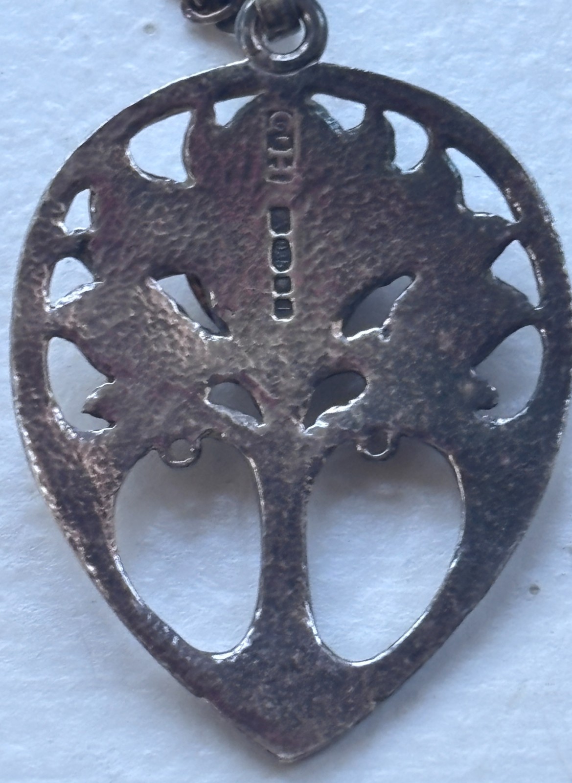 Beautiful Solid Silver & Cabochon Amethyst Tree o… - image 4