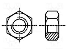 100 pcs BOSSARD 1092294 Nut