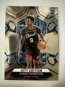 2023-24 Panini Mosaic - City Edition Ausar Thompson #290 Silver Prizm (RC)