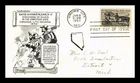 DR JIM STAMPS US COVER SILVER CENTENNIAL FIRST DAY ISSUE LOWRY ARISTOCRATS