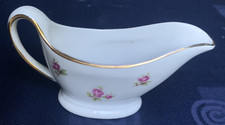 Sauciere, Josef Rieber & Co. AG, Mitterteich, Bayern, Modell 2, Dekor 7 (Rose)