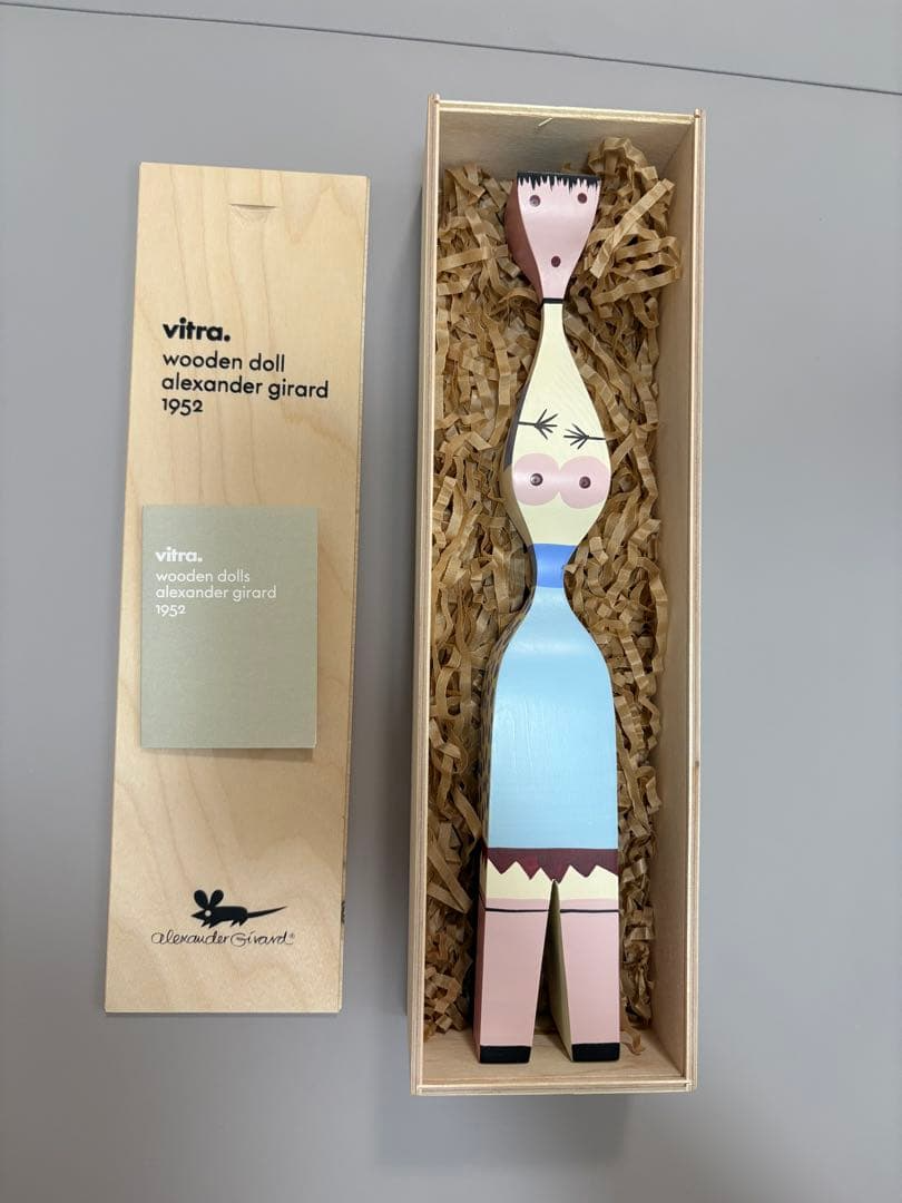 Vitra Wooden Doll Alexander Girard 1952 Figure Colorful w/ Wood