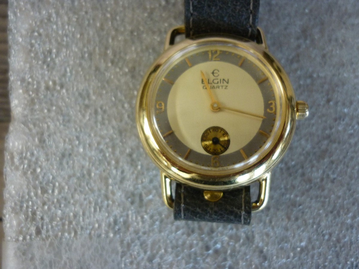 Beautiful Vintage Elgin Watch Silver and Gold Elgin B.W. Raymond Pocket Watch 21 Jewels Gold Filled  main image 2