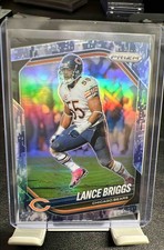 2025 Panini Prizm Lance Briggs #257 Navy Camo 14/25 Bears