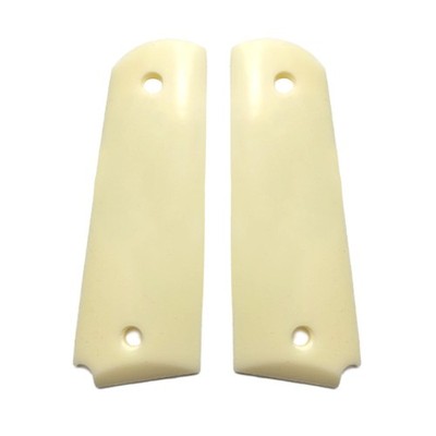 1911 Full Size Grips Faux Aged Ivory for Colt Gov, Taurus, S&W, Rock Island