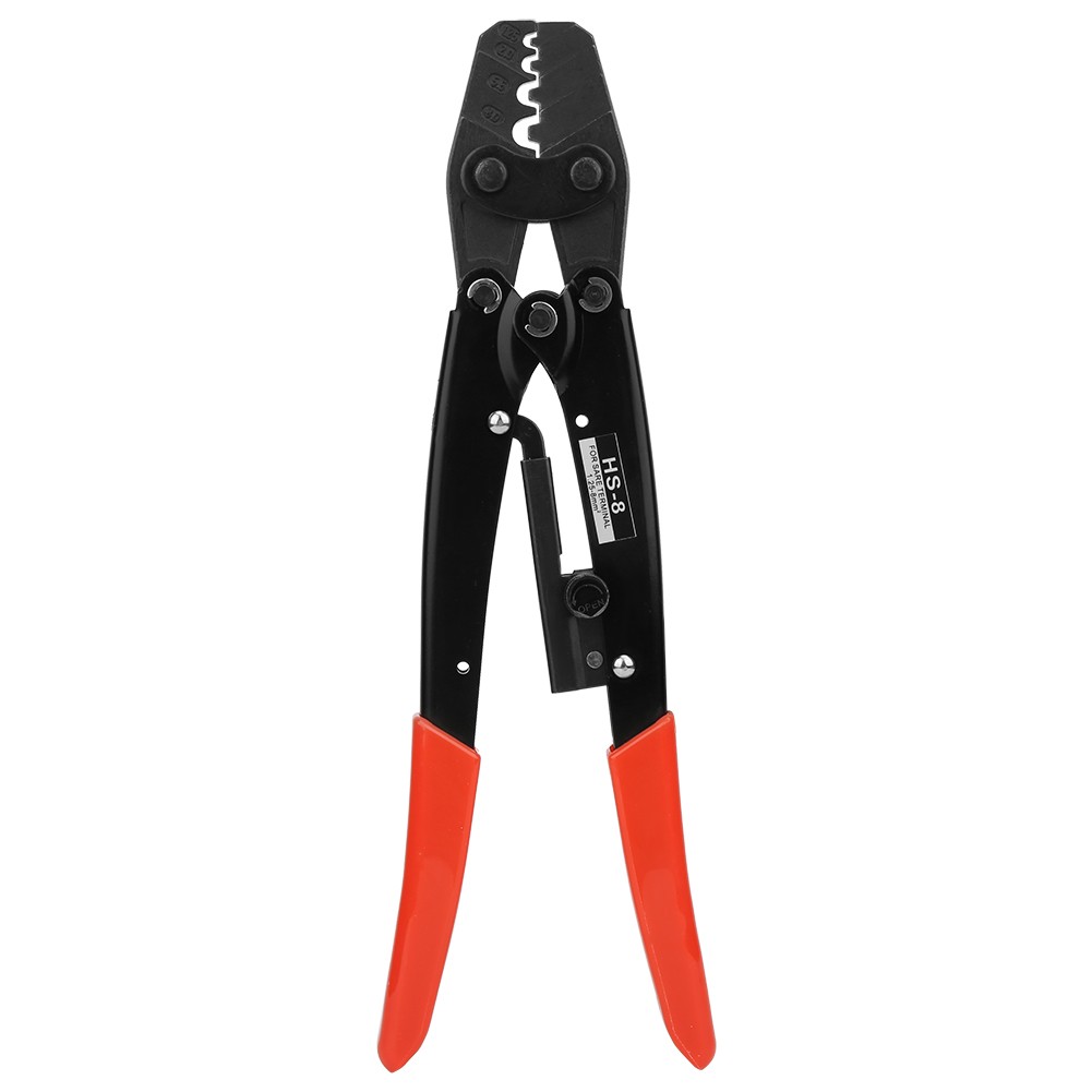 HS-8 Crimper Pliers Hand Crimping Tool 1.25-8mm 17-8AWG For Bare Terminal KRI✈️