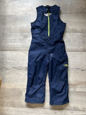 The North Face Kids Snow Bib Pants Navy Blue Insulated Adjustable Waterproof
