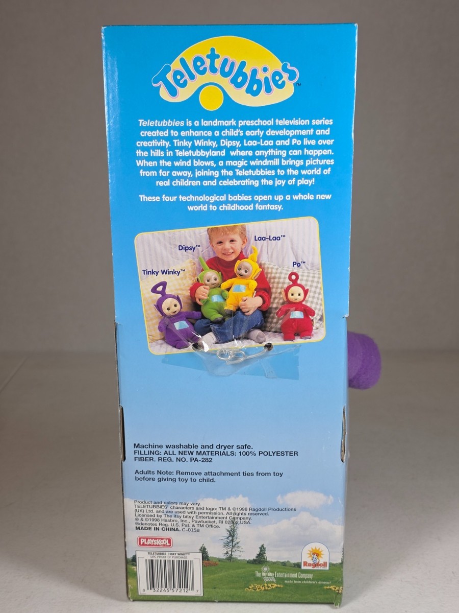 Teletubbies 1998 Playskool Original Talking Tinky Winky Doll Works