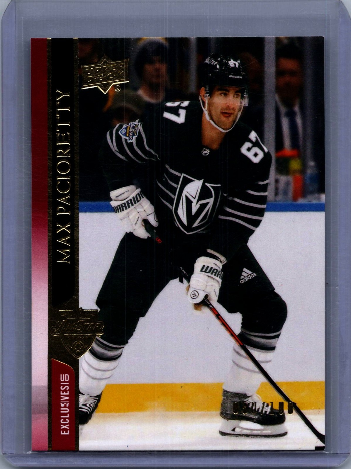 2020-21 Upper Deck #684 Max Pacioretty UD Exclusives #/100