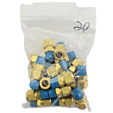 Lot of 20x Swagelok B-600-1-8 Brass 3/8" Tube x 1/2" Male NPT Straight Connector