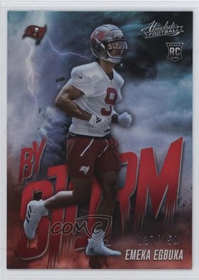 2025 Panini Absolute By Storm Spectrum Red /150 Emeka Egbuka #4 Rookie RC 3h1