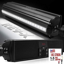 Motorcycle Speakers Bluetooth - Built-in Amplifier Waterproof Radio Audio