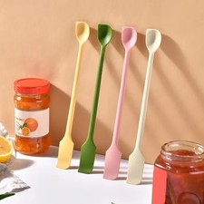 Silicone Spatula Set Double-Headed Scraper Cosmetic Jam Cream Deep Bottle Mini S