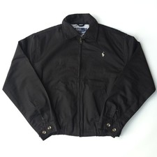 Ralph Lauren Harrington Jacket Black Medium Mens casual zip up jacket 