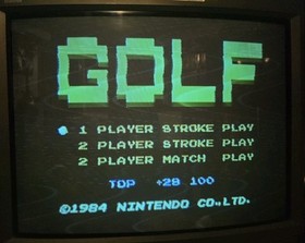 Golf (Nintendo Entertainment System, 1985) Tested * Polished Pins * Cleaned 