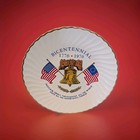 Vintage 1776 - 1976 Bicentennial Plate Liberty Bell Patriotic Flag,9",Mint, — photo 6