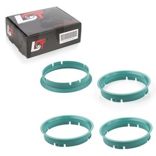 4x Zentrierringe Distanzringe Türkis Alufelgen Ø 70,0 - Ø 66,6 mm für CHRYSLER