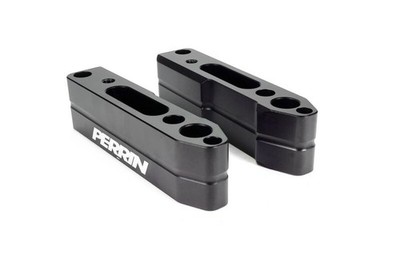 Perrin PSP-ITR-438-1 FMIC Mount Bracket Kit Black 6061 for 2015 2021 WRX STI