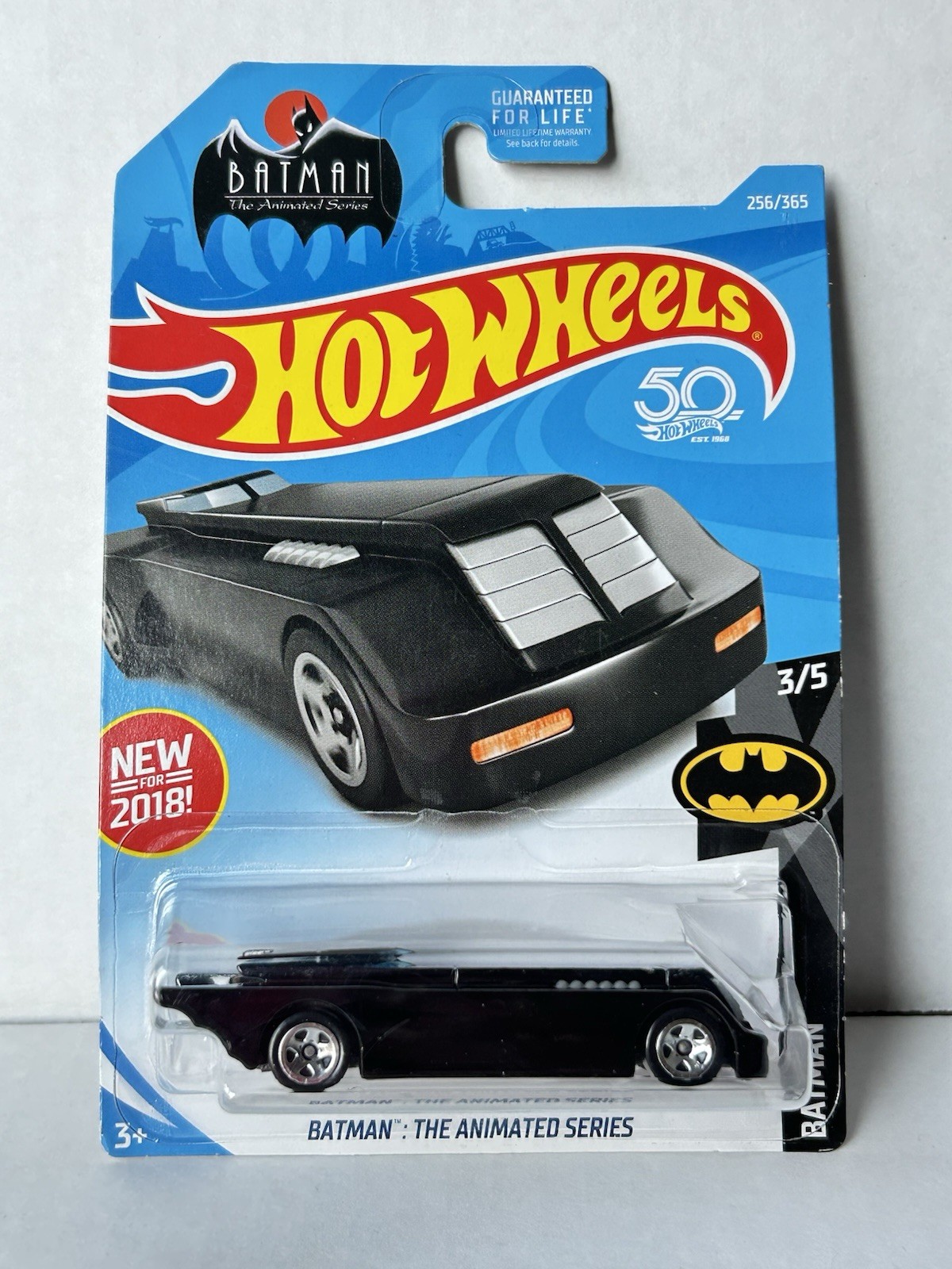 Hot Wheels - 2018 Batman: The Animated Series - Black Die Cast 1:64 -NEW