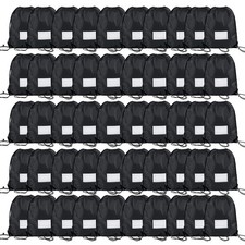 50 Pack Drawstring Bags,Bulk Draw String Backpack, DIY Gym Sports Cinch Bag S...