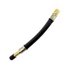 Quacc 8.1" Flexible Tire Valve Extension Adapter with Cap, Rubber Tyre Inflat...