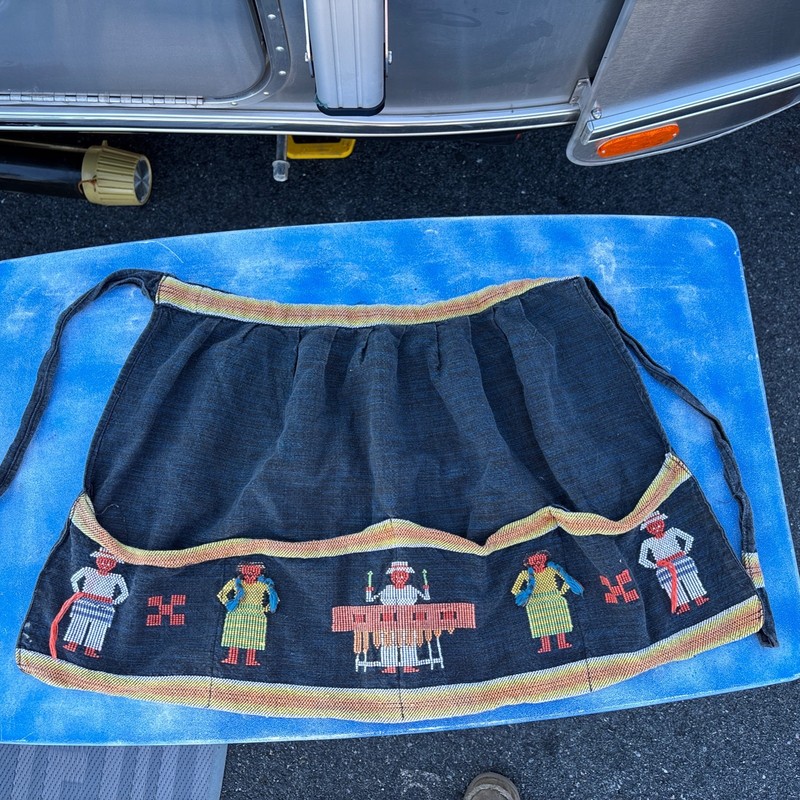 Vintage Apron Made In Guatemala , Very Good Quality!