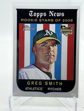 2008 Topps Heritage High Number - Rookie Stars of 2008 Greg Smith #543