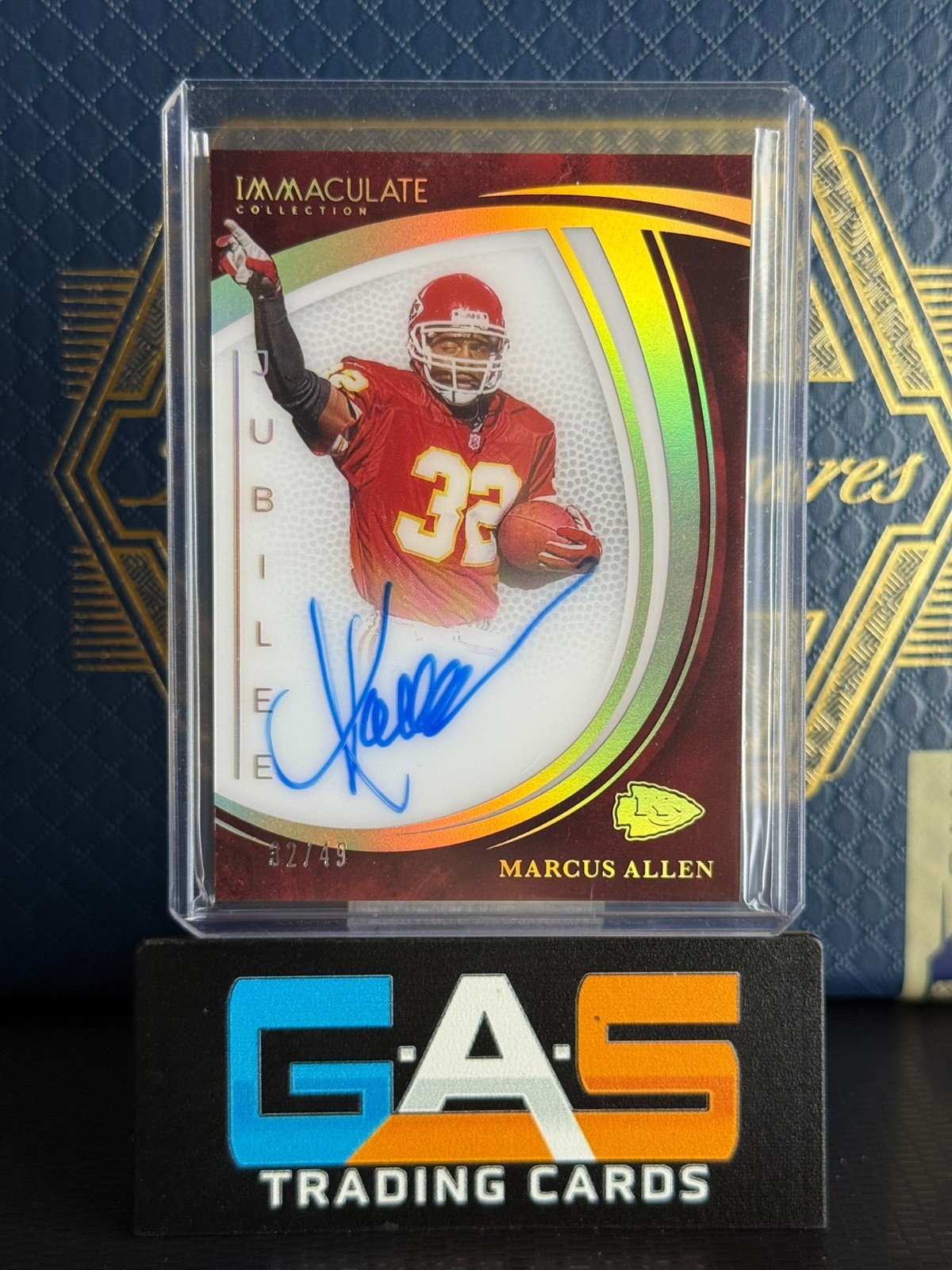 2025 Panini Immaculate Marcus Allen Jubilee Signatures /49 #JS-MAN Auto SP