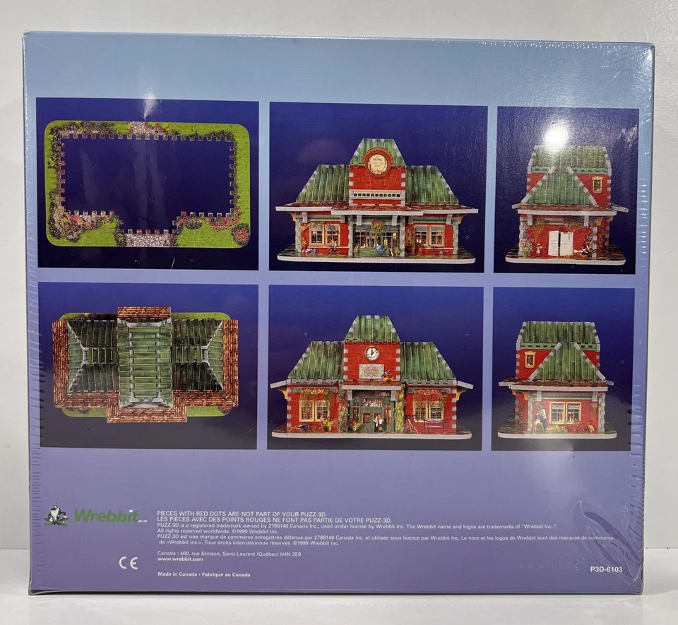 Puzz3d Wrebbit 5 Main Street Tradition Collection 272pcs New Sealed - Image 2 of 2